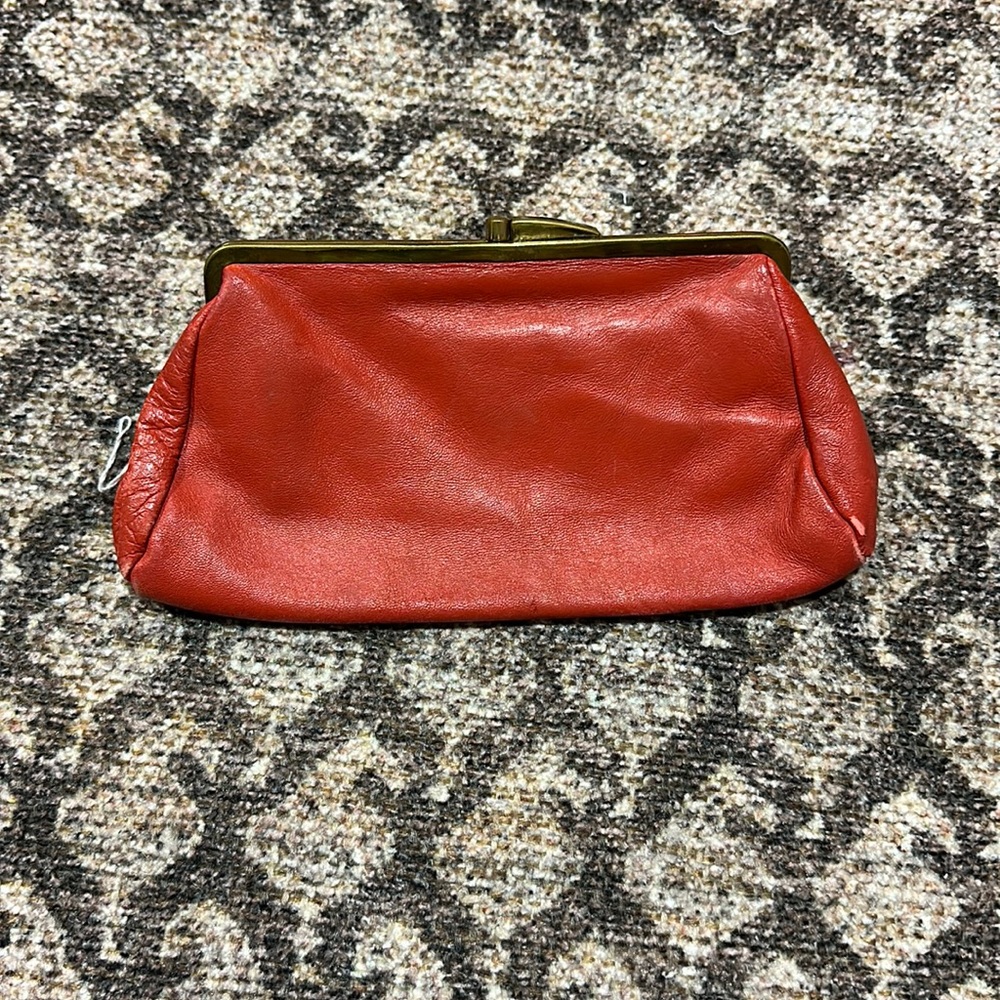 Vintage red clutch